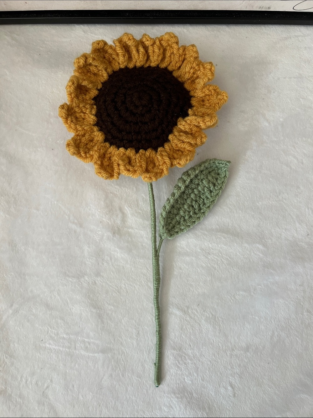 Sunflower -Handcrafted Crochet - Picture 3 of 3